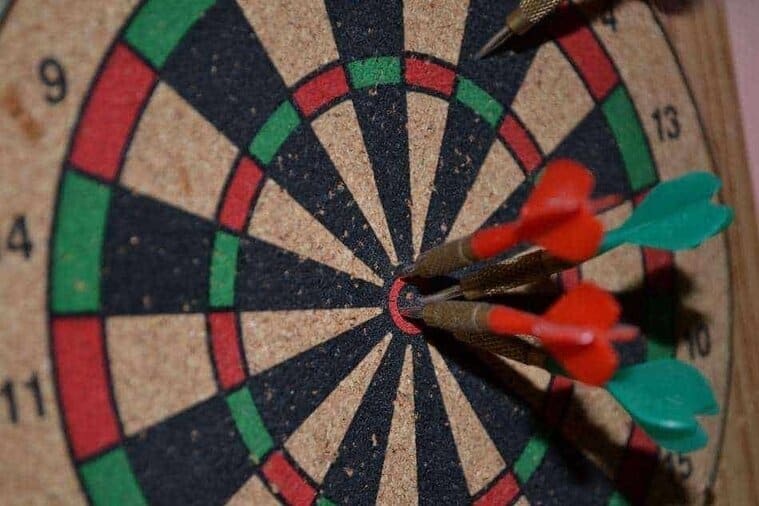Horse hair dart board cost sale